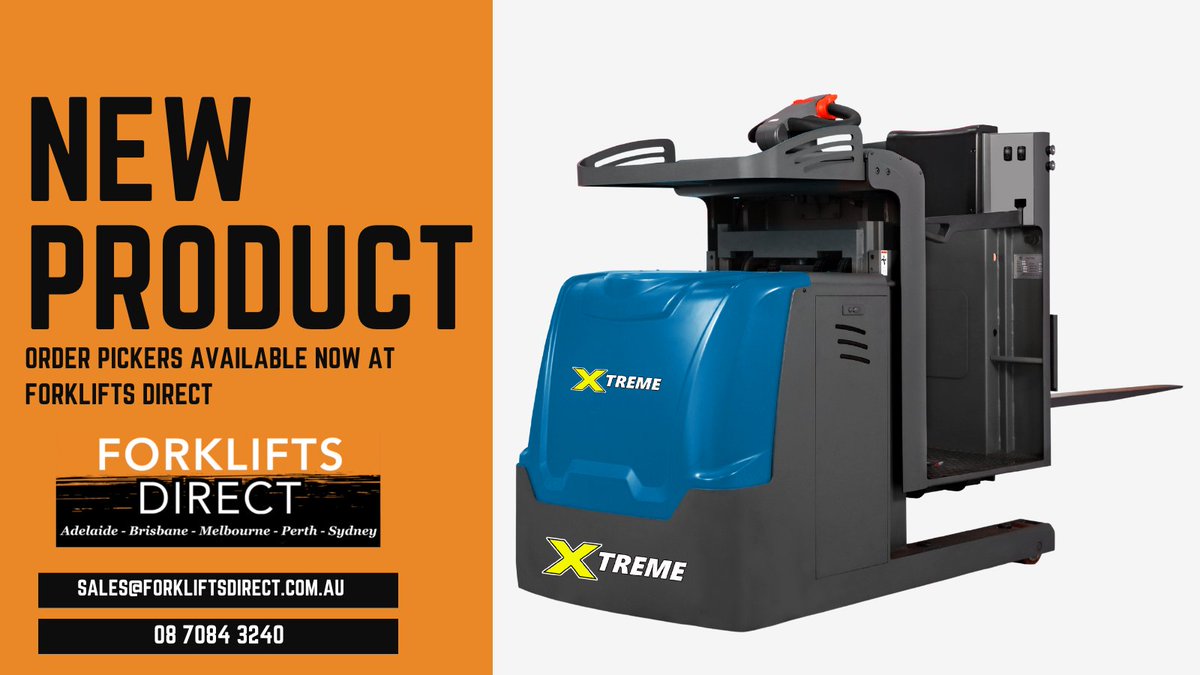 forkliftsdirect's tweet photo. NEW PRODUCT ARRIVAL

Order Pickers are available now at Forklifts Direct

No Forklift Licence Required✅
Easy to Operate✅
ZERO Emissions ✅
ZERO Battery Maintenance✅

Contact us today to learn more!

https://t.co/qYSzXL12mz

#orderpicker #forkliftsdirect https://t.co/18P9vCuAeA