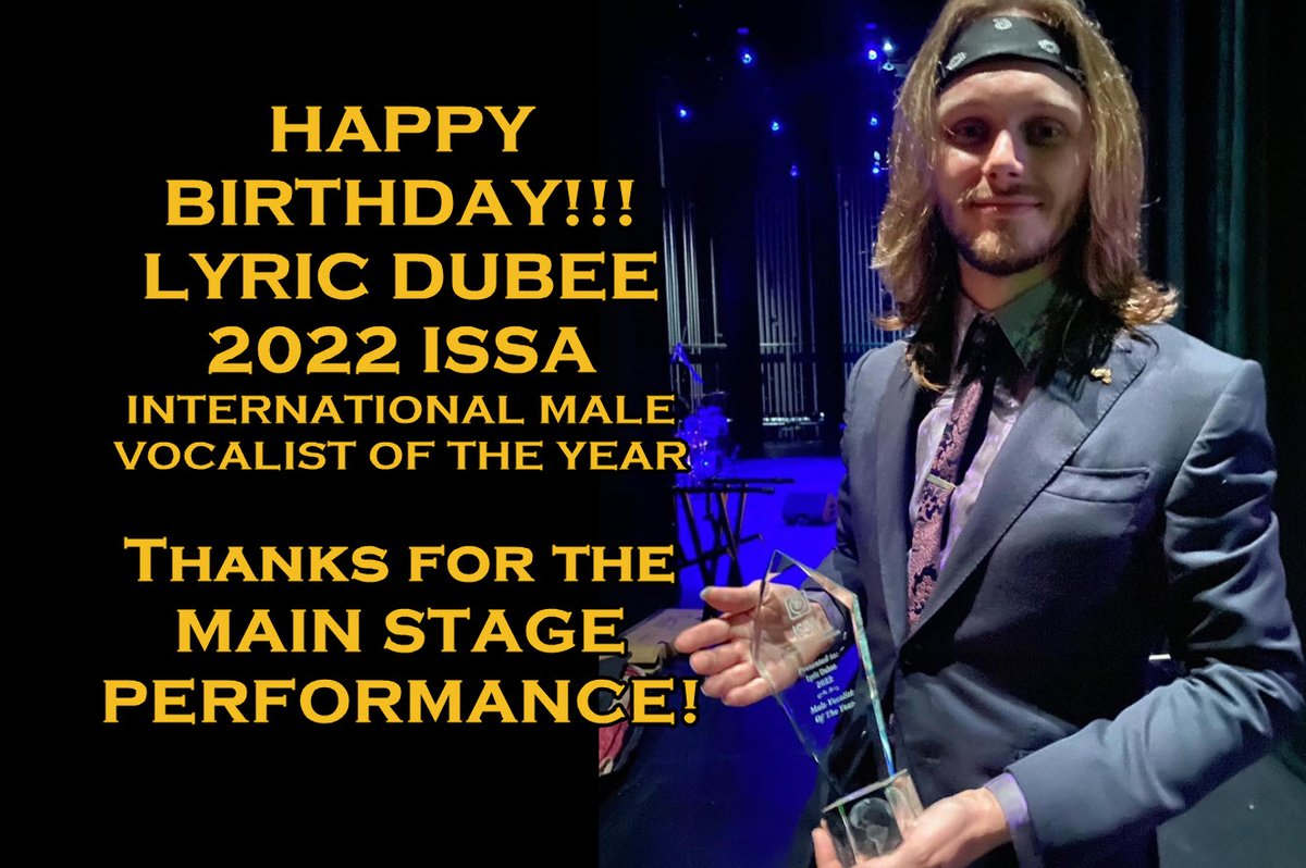 ISSAsongwriters's tweet photo. #Happy #Birthday to you, @LyricDubee  with love from all of us at ISSA! Make it a great day!! #ISSAbirthdays #International #GoldWinner #JudgeAlert #Canada #PopArtist #RisingStar https://t.co/O62iWgXGEl