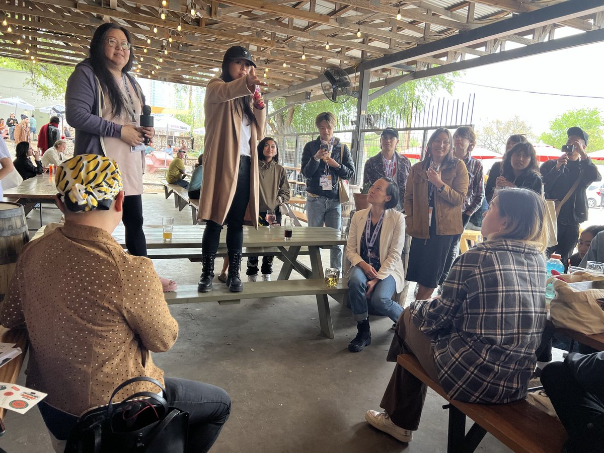 AAMediaAlliance's tweet photo. That’s a wrap on #AsianPacificFilmmakersExperience @sxsw ! Amazing to connect, celebrate and support #AAPI creatives!
#APFE #AmericanBornChinese @JoyRideMovie @KollaborationLA @nice1dave @vcmediaorg @CAPEUSA 
@AAAFF https://t.co/kWIjbHmobU