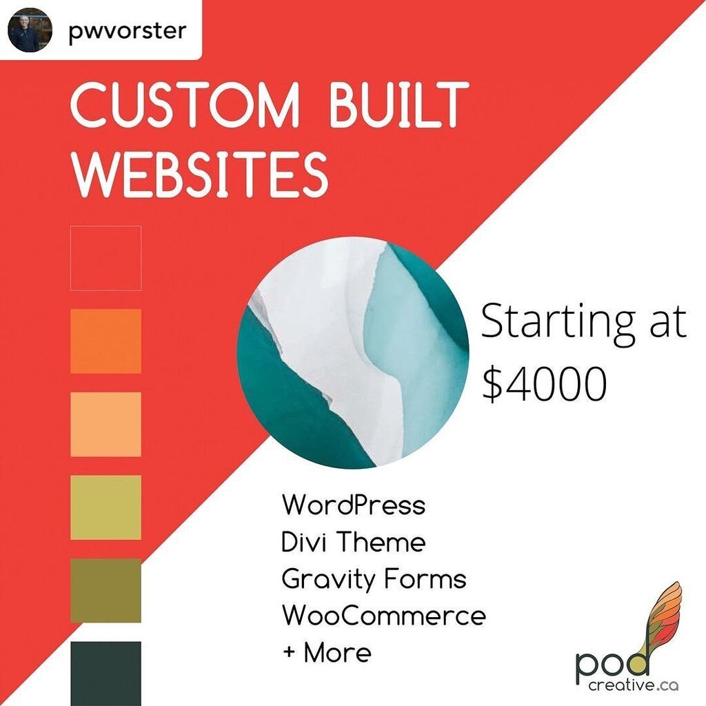 Posted <a href="/withregram/">Repost app</a> • <a href="/pwvorster/">Pieter Vorster</a> At Pod Creative we build custom websites to help bring your online ideas to fruition. Find us at - podcreative.ca instagr.am/p/Cp_MBf2vH3b/