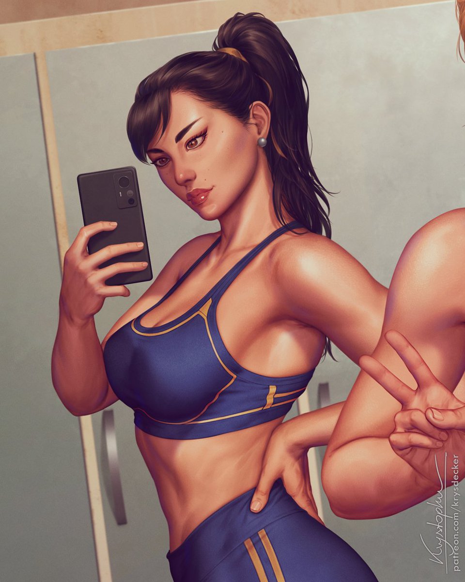 krys_decker's tweet photo. Hey everyone, here's my version of the new Cammy (and Chun-Li). 

I guess she stretched enough by now, so I wanted to do something a bit different, hope you guys like it! =D 

#Cammy #CammyStretch #ChunLi #StreetFighter6 https://t.co/KwnCgGvAQp