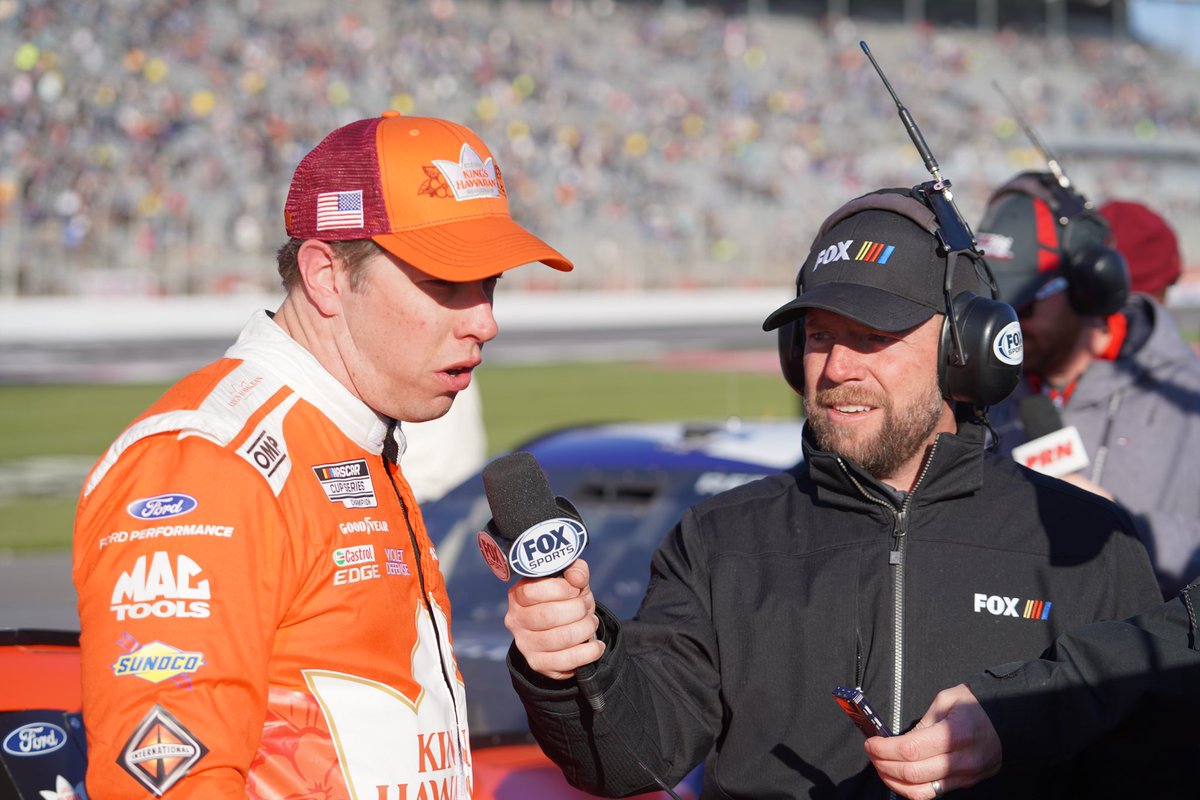 SO close for Brad K. 🤏

<a href="/keselowski/">Brad Keselowski</a> | <a href="/RFKracing/">RFK Racing</a> | #Ambetter400