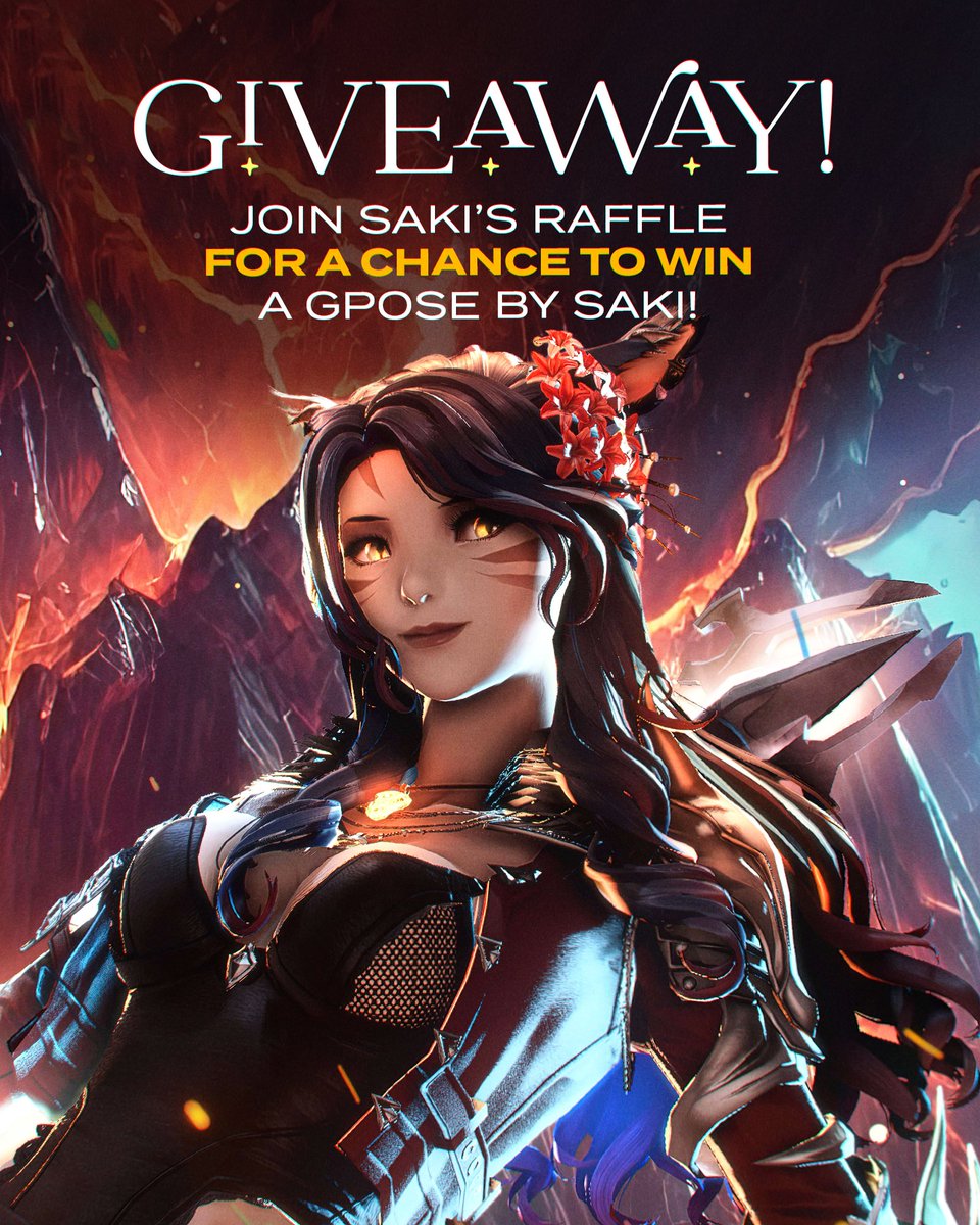 PhotosmithSaki's tweet photo. 📢 FREE #7 AetherPhoto raffle!📢 

I am giving away my Gpose to one lucky individual.

Enter this raffle by;
 
Follow💎
Retweet ✅
Like ❤

Deadline is 25th March! 

#AetherPhoto #gpose #GPOSER #ffxivgpose #GPOSERS #gposeaddict #ffxivraffle #GShade https://t.co/yTaFbbjHuO