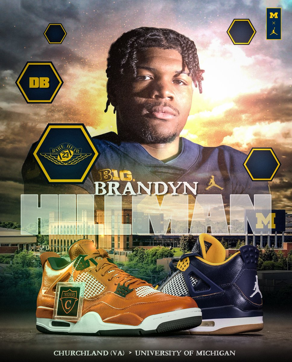 🖊️ 𝓢𝓲𝓰𝓷𝓮𝓭

A big addition to our secondary. Welcome home, <a href="/dmv_b3/">Brandyn Hillman</a>!

#GoBlue
