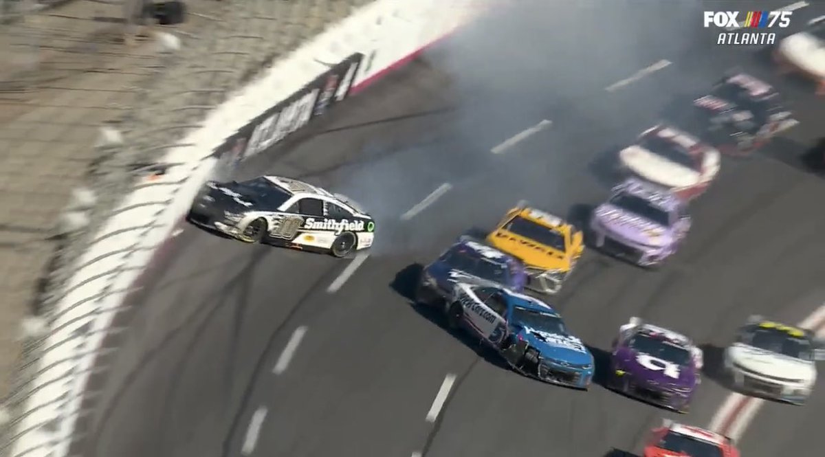 aric almirola having a negative impact on kyle larson in 2023 is truly something else