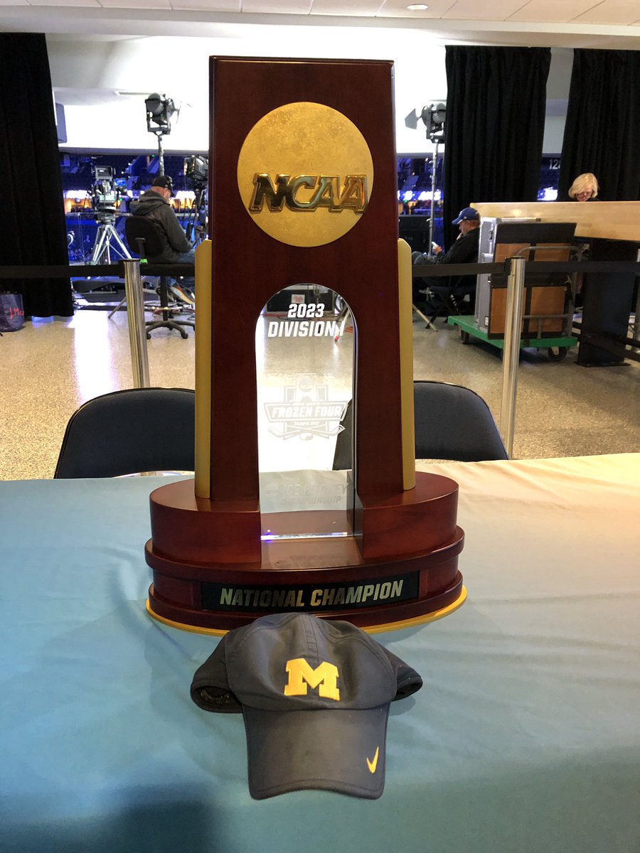 mbooth20's tweet photo. @umichhockey Getting this ready for the team to hoist in April! https://t.co/7XQHcpKROz