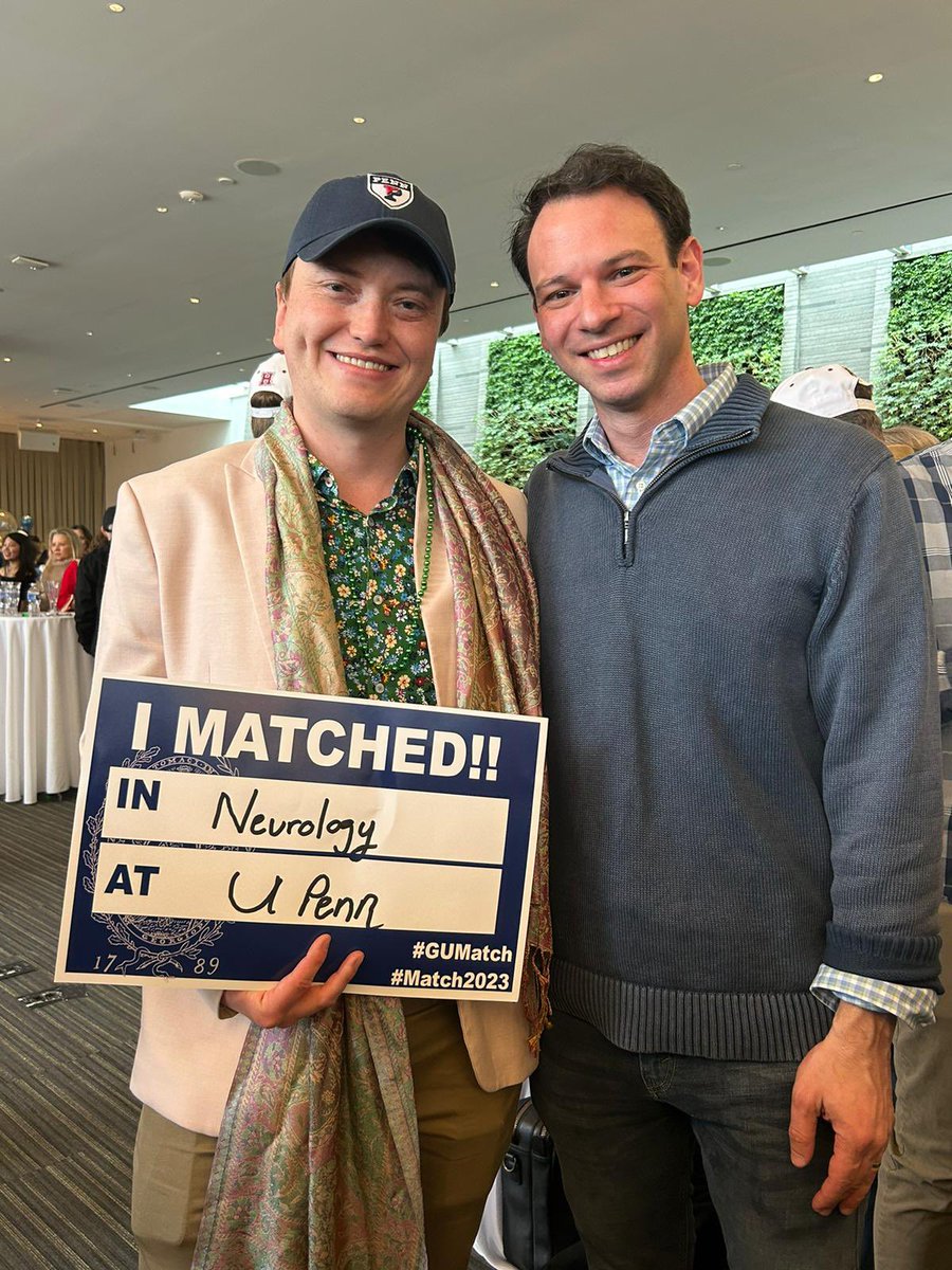 Overjoyed to have matched at @PennNeurology! Words cannot capture the gratitude and excitement #Match2023 #DoubleDocs #NeuroTwitter