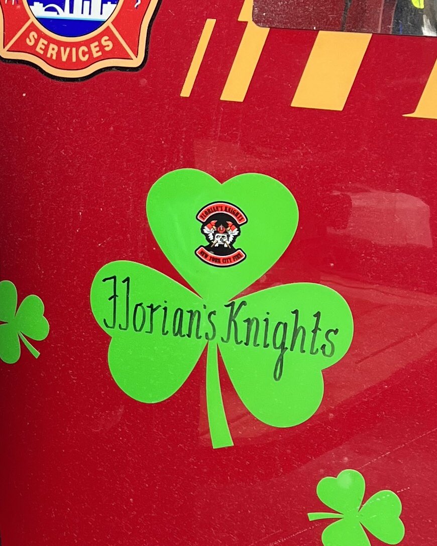 Florian’s Knights makes an appearance on the side of this years <a href="/Toronto_Fire/">Toronto Fire Services 🇨🇦</a> St. Patrick’s Day Parade truck!

Courtesy of TFS and Florian’s Knights legend Capt. Jack Cooper. #firefighting #PTSD #mentalhealthsupport #StPatricksDay2023 #Toronto