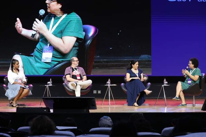 ExpoFavela's tweet photo. 🫱🏻‍🫲🏾 Movimentos Sociais: Futuro e Desafios com Ana Fontes, Mariana Fersan, Kiko Afonso e Carola Matarazzo 

😉 Não fique de fora dessa! 
🎟️ Venda de ingressos on-line e no local! 

📸: Douglas Jacó @/douglasjaco1 
#expofavelainnovation #expofavelasp #expofavela2023 https://t.co/jWaNtu7PUd