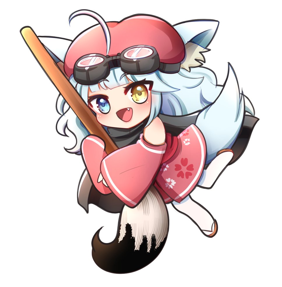 chibi comm for the lovely sheepie <a href="/ElnuDev/">エルヌ</a> 🌸