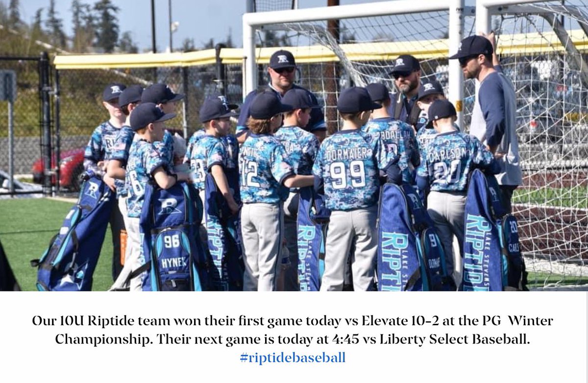Lake Stevens Riptide Select Baseball tweet media