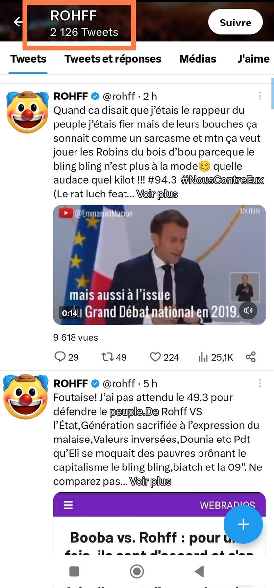 kys_347's tweet photo. @rohff 2126 tweets sur Booba plus 2000 supprimés... ça fait beaucoup nan !? https://t.co/Qx4YYRmV4V