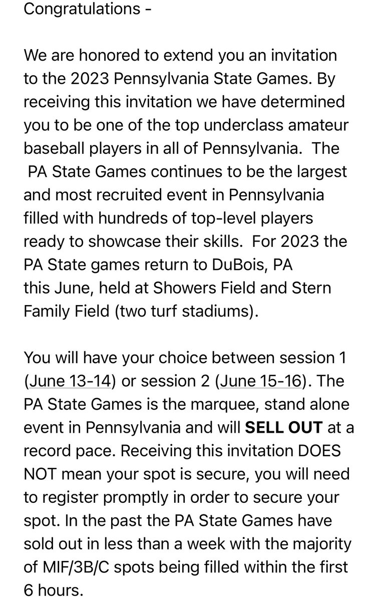 jackmills2025's tweet photo. Thank you @PBRPennsylvania @DanCevette for the invite to #PAStateGames! @parebels @AGRedDevilBB https://t.co/PTgfASahVl