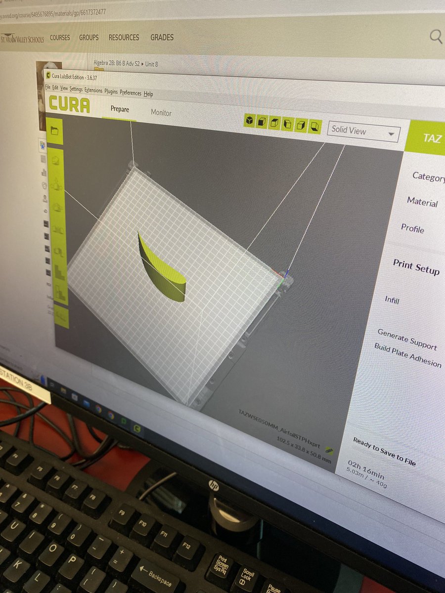 ErieEngineering's tweet image. Pre-Aerospace students spent this past week 3D printing airfoils to see lift and drag in the wind tunnel! ✈️ 💨 @ErieHighSchool @LizRussell_edu @TigersPrincipal
