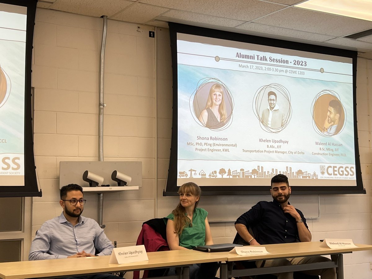 CegssUBC's tweet photo. Successfully completed Alumni Talk in UBC-CEGSS. https://t.co/zJ5nWuDTWu