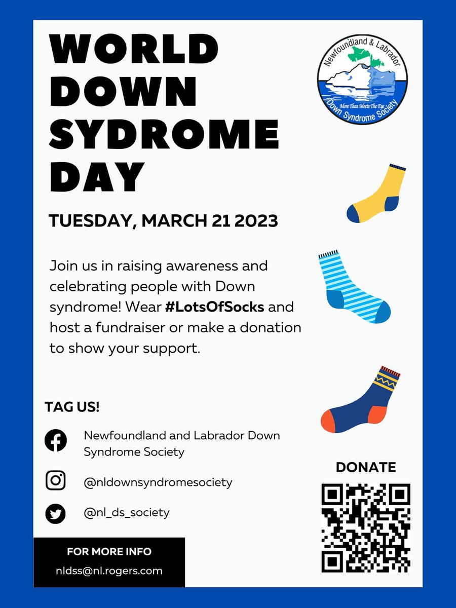 World Down Syndrome day is this Tuesday, March 21! Don’t forget to break out all the awesome socks!! 
<a href="/SPJHPythons/">SPJH</a>