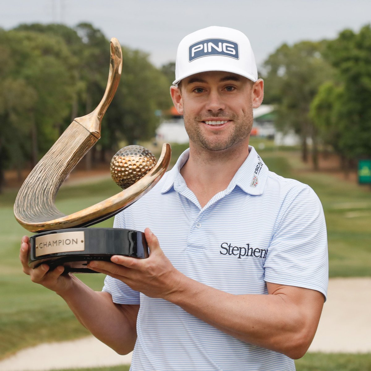 GolfChannel's tweet photo. There’s nothing quite like winning your first #PGATOUR trophy. 🏆 https://t.co/QIEyD1eb9m