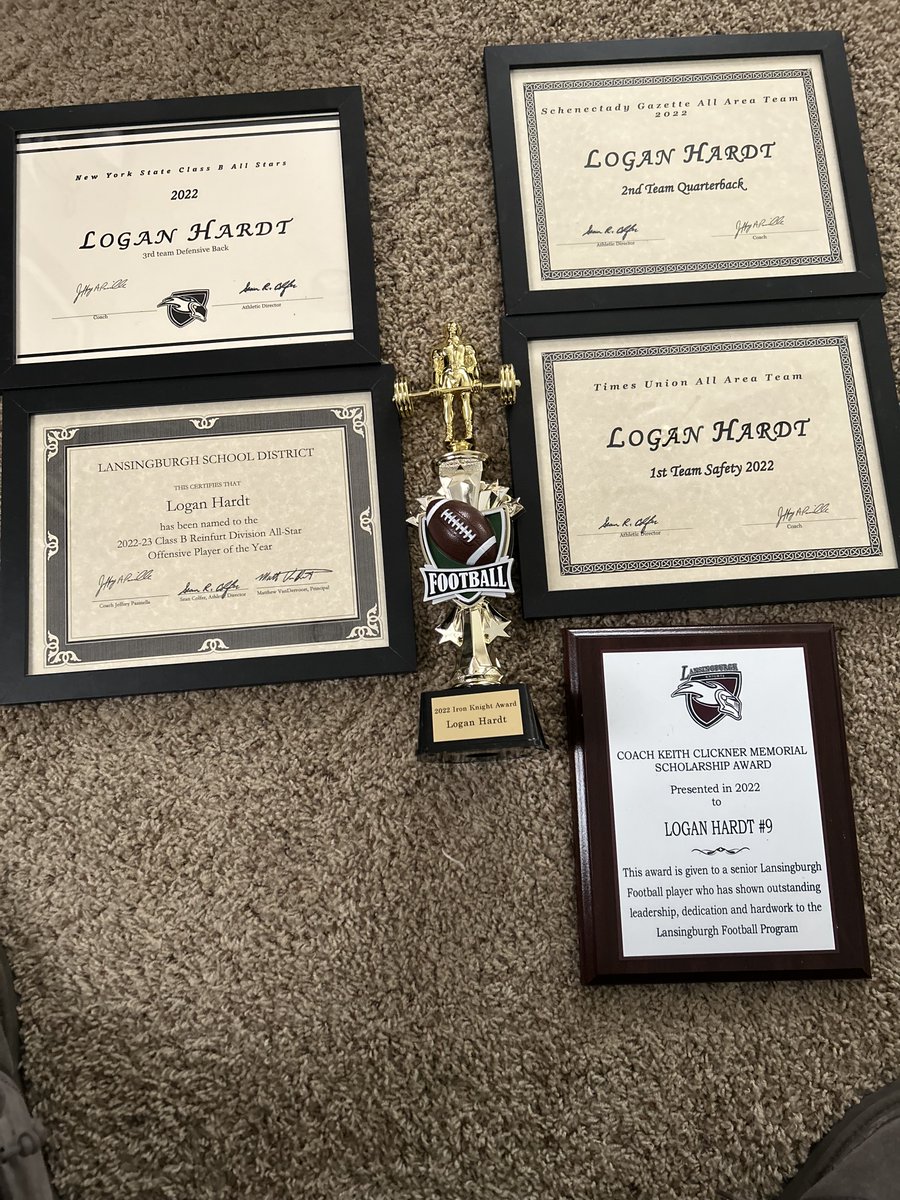 With my career at Lansingburgh being over I just wanted to share some of my accomplishments from the season. #BURGHSTRONG