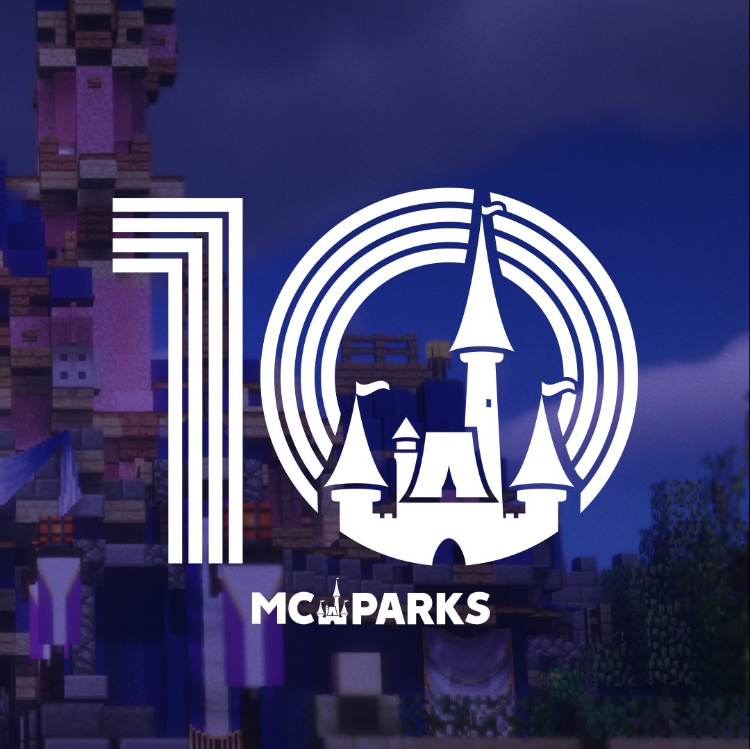 MinecraftParks's tweet photo. As we prepare to launch our 10th Anniversary Celebration on MCParks this April, we're excited to share an early look at our anniversary logo!
📢 Join us *this* Wednesday at 9 PM EST on the MCParks Discord for our Weekly Meeting for more announcements! https://t.co/NERiQeGvQw 📢 https://t.co/LTT4DPAU3Z