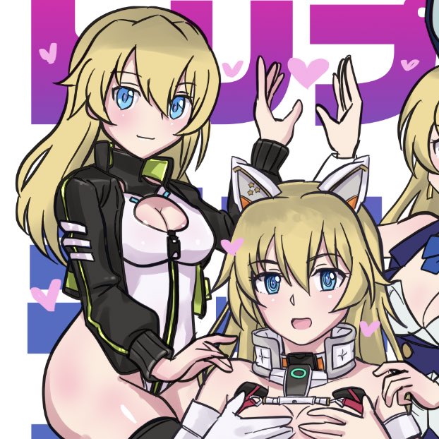 トリプルジニーWIP。陰影付けもうちょっと。 