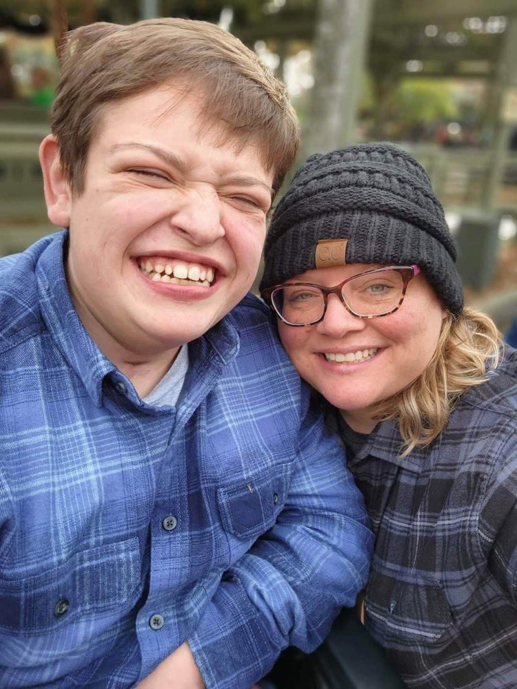 Smooboy92's tweet photo. Back in 2020 Josh received a new heart at age 14, suffered multiple strokes, went into 74 day coma, ICU 473 days. Doctors didn’t give him much of a chance. He did wake up, relearned to talk, use his arms/legs. 

This is Josh today. 

#haveheart ❤️ #CHD #JoshuaStrong @MarkHamill https://t.co/EGR1h0EK7d