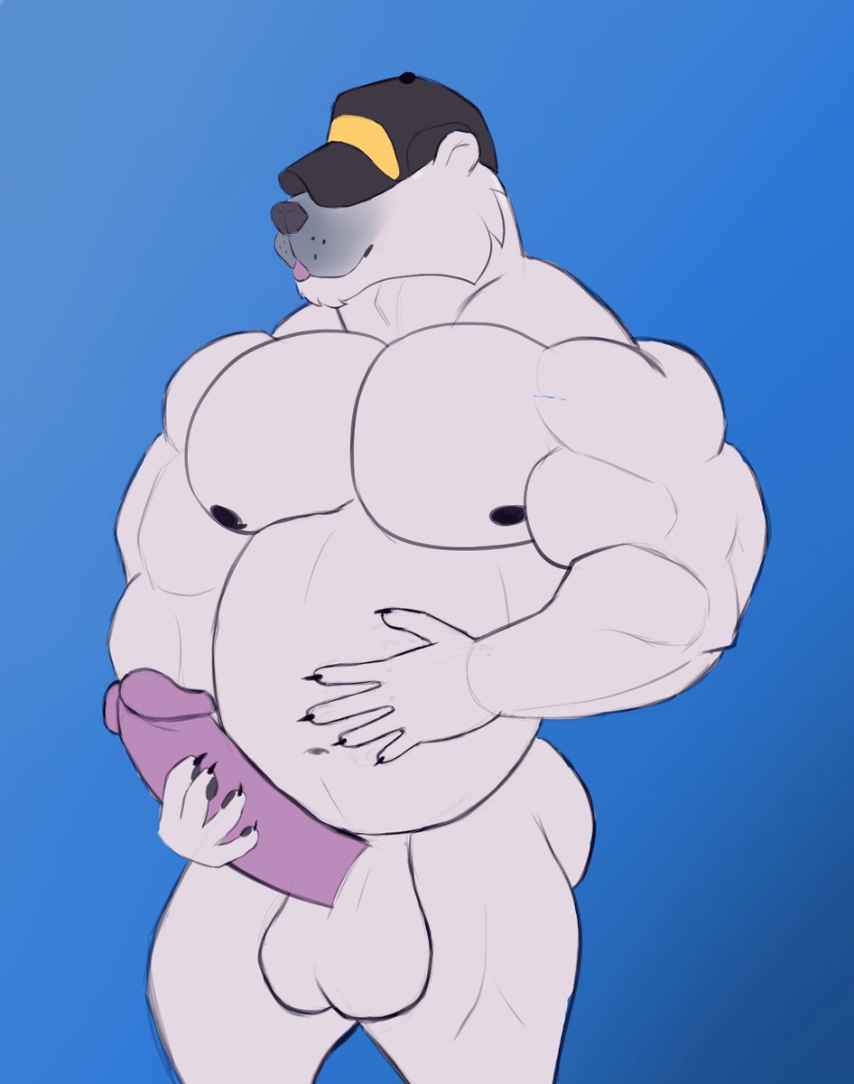 JackedPitty's tweet photo. @Ara__chibi had fun drawing such a big bear stud https://t.co/leRbU2K81z