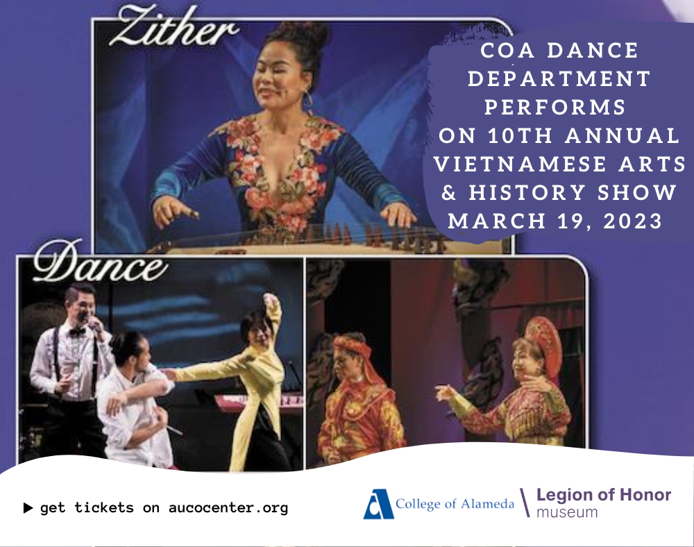 College of Alameda Dance Department has been invited to perform at the 10th Annual Vietnamese Arts &amp; History Show at <a href="/legionofhonor/">Legion of Honor</a> musem in #SanFrancisco
💃A special piece is choreographed by Professor Nguyen and performed by <a href="/CollegeAlameda/">College of Alameda</a> dance students.