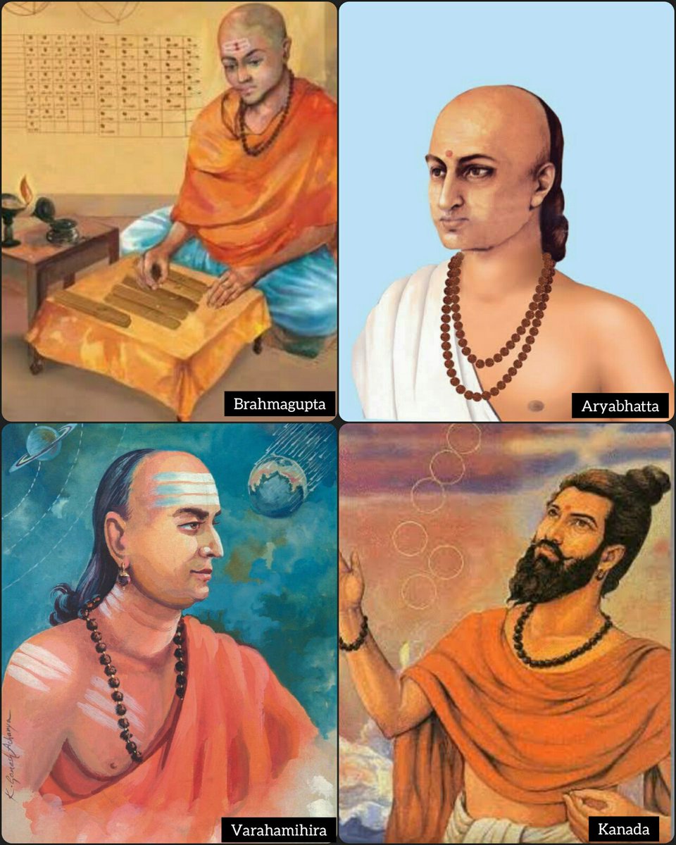 singhnishant110's tweet photo. Scientists missing in our History text books
#Brahmagupta
#Aryabhatta
#Varahamihira
#Kanada https://t.co/I4CoOT5PAS