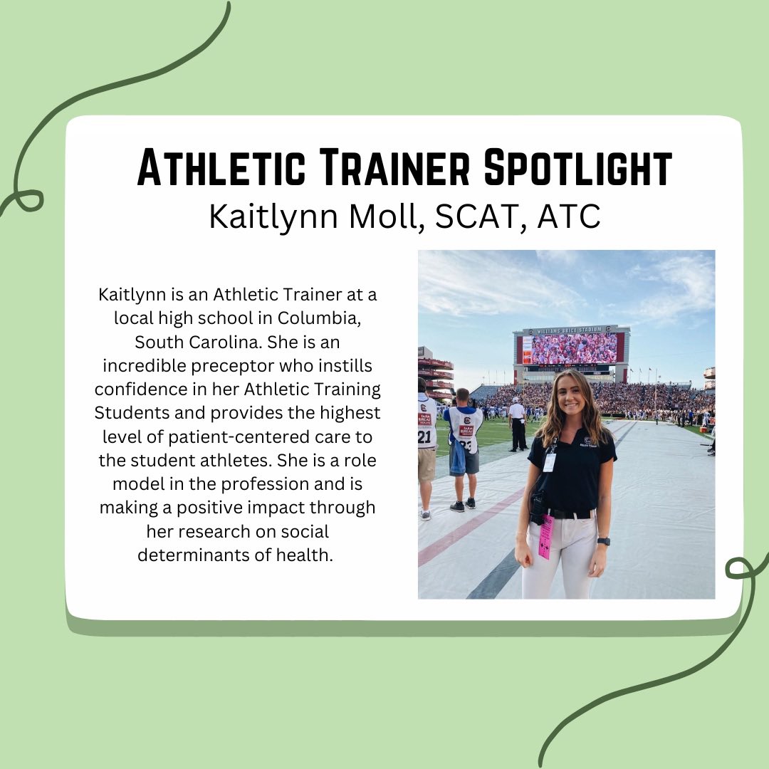 MAATA_Students's tweet photo. Happy National Athletic Training Month! Here are a few AT Spotlights we have so far. Thank you for all you do! https://t.co/zXHFkC0XTX