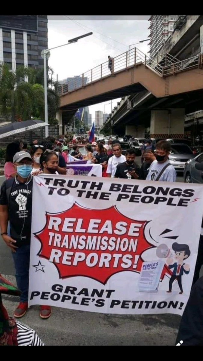 Ipakita at ilabas ang TransmissionLogs kailangan malaman ng taong bayan ang katotohanan na kailanman di matatago!.

COMELEC
#ReleaseTransmissionLogs