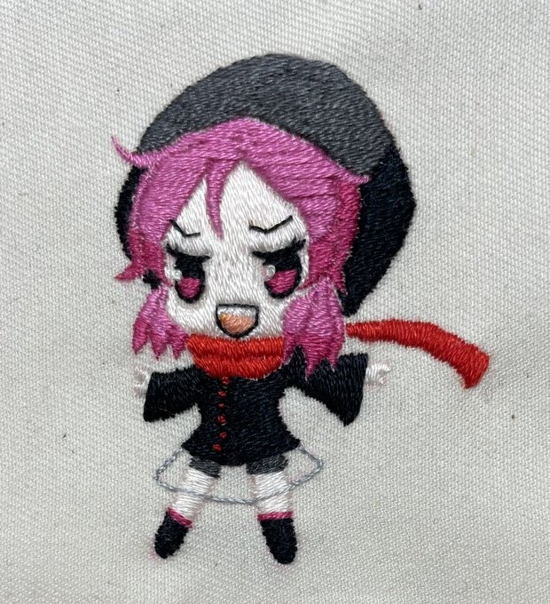 #ケムリクサ #ケムリクサ手芸班 #キャラ刺繍   何とかしてやるからよ！ 