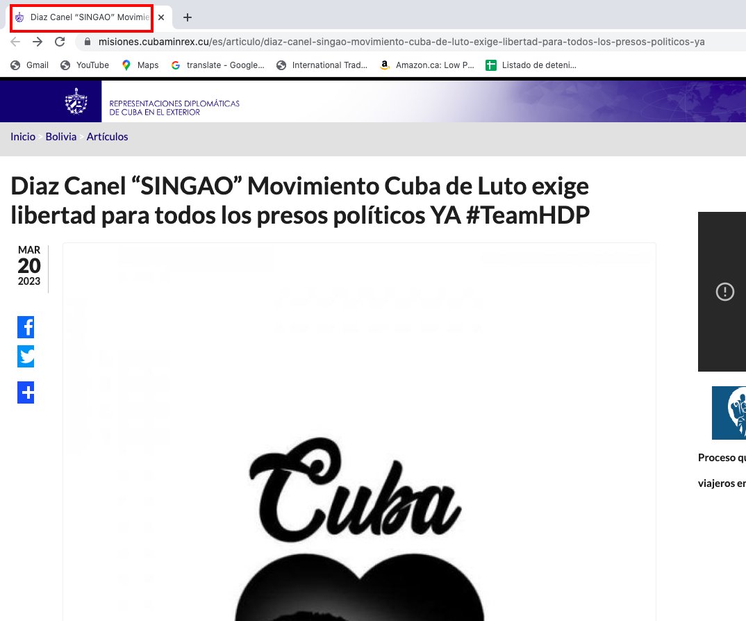 albertfonse11j's tweet photo. 🚨Atención🚨
Acaban de hackear la pagina web del Ministerio del Exterior de la dictadura Cubana @CubaMINREX y le pusieron el logo de @CubadeLuto en honor a los presos políticos cubanos y mucho mas.
Gracias a mis amigos Venezolanos que otra vez lo volvieron hacer.
Enlace👇
https://t.co/li9rXvhDep

#CubaDeLuto 🖤🙏💪🇻🇪🇨🇺
#LibertadParaLosPresosPoliticos 
@FailSistem