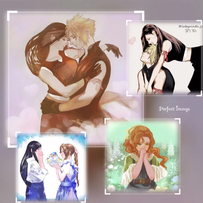 #三億アカウントの中から私を発掘してください素敵なタグですねFF7の絵です 