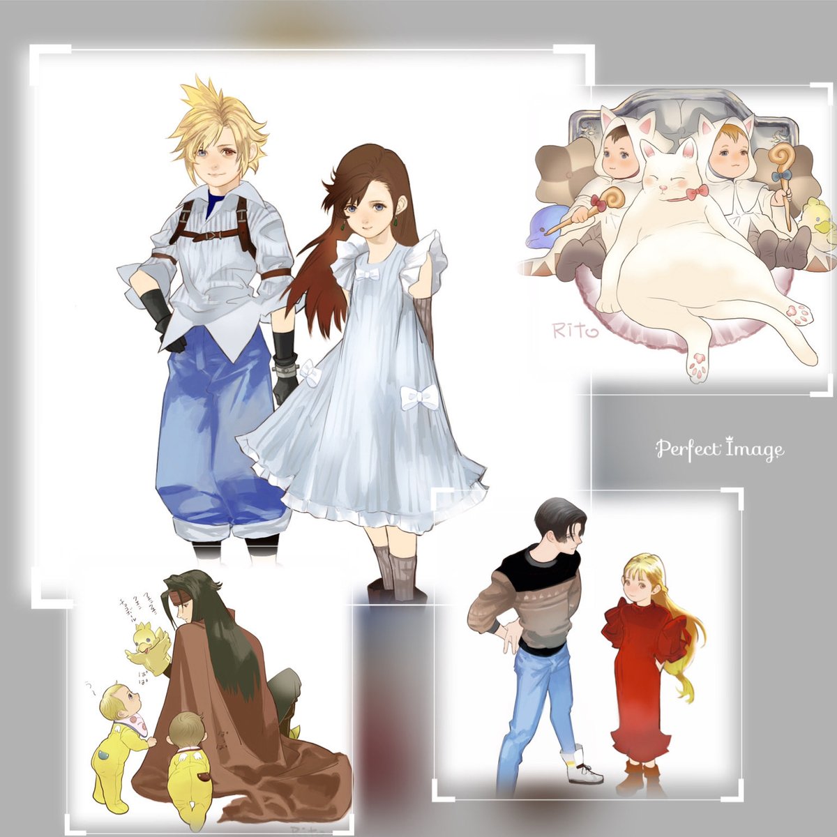 #三億アカウントの中から私を発掘してください
素敵なタグですね🏷
FF7の絵です 