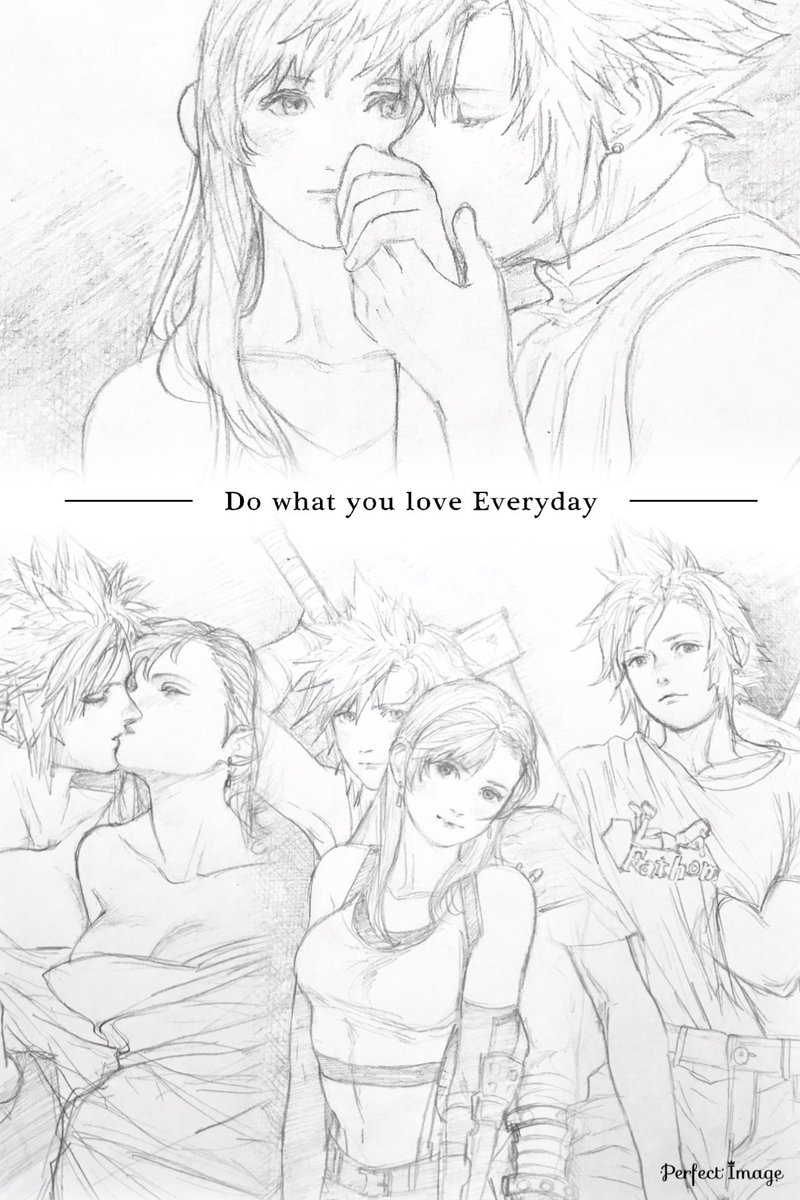 #三億アカウントの中から私を発掘してください
素敵なタグですね🏷
FF7の絵です 