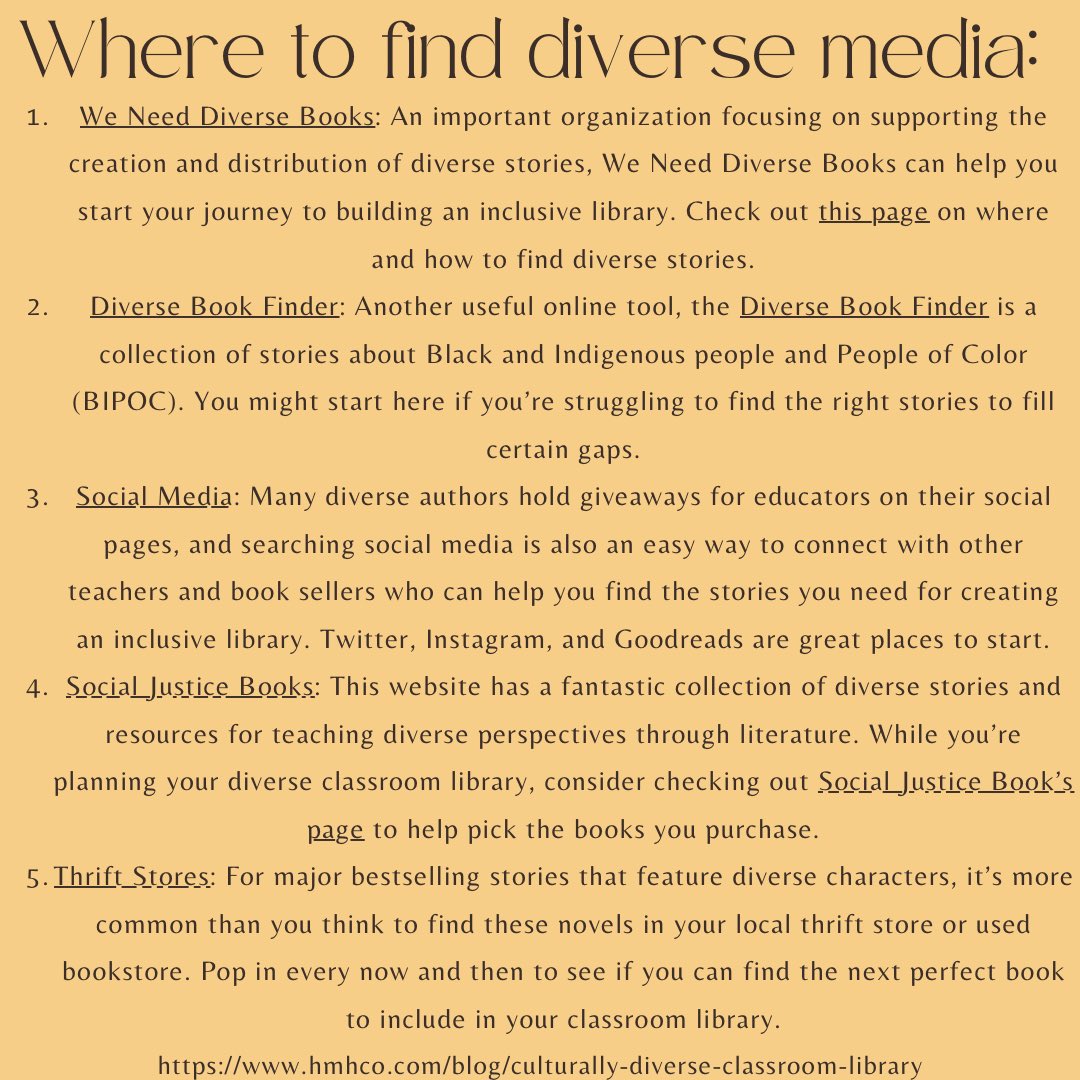 Today's #socialjusticesunday focuses on the importance of including diverse literature in classrooms. #eddeptetown #bluejaysalways