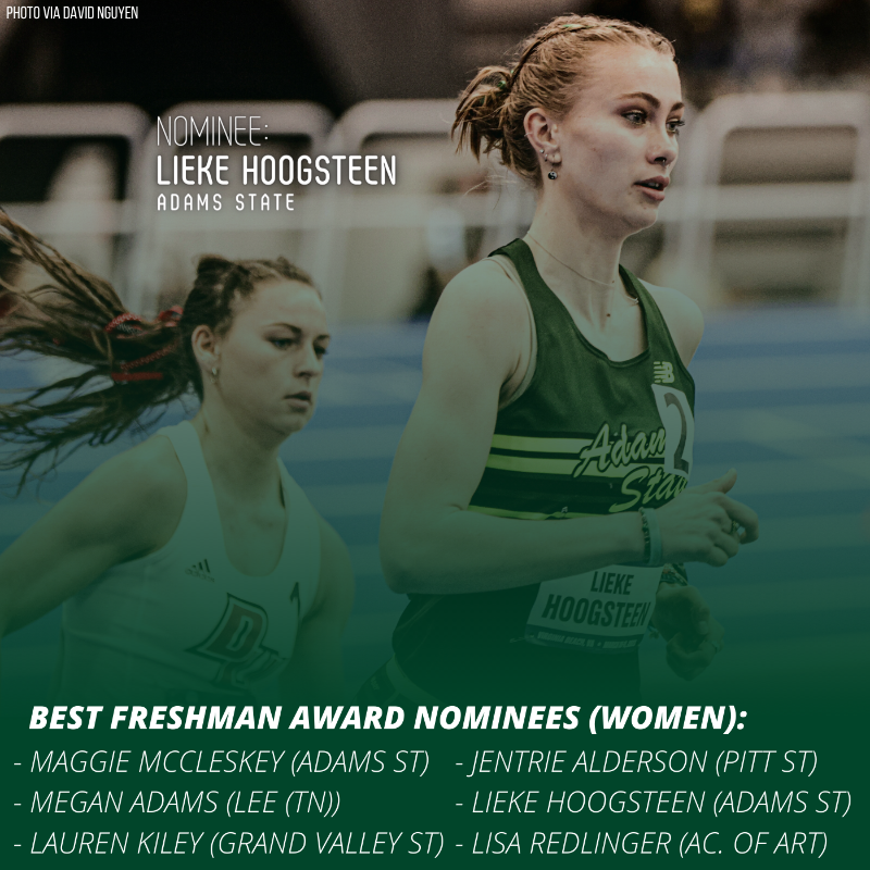 TheStrideReport's tweet photo. Cap off your weekend with our D2 Indoor Track End of Season Awards!

Here are (some of) our nominees while final votes from our TSR writers can be found on the site 🔥