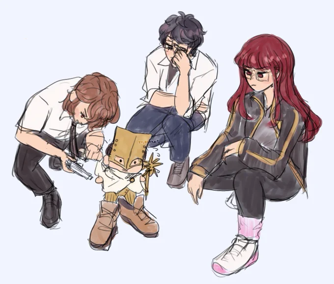 day 1: #RoyalTrioWeekNG+ where royal trio remembers everything and confronts maruki early#persona5 #p5 #p5r #shuakesumi #royaltrio #persona5royal 