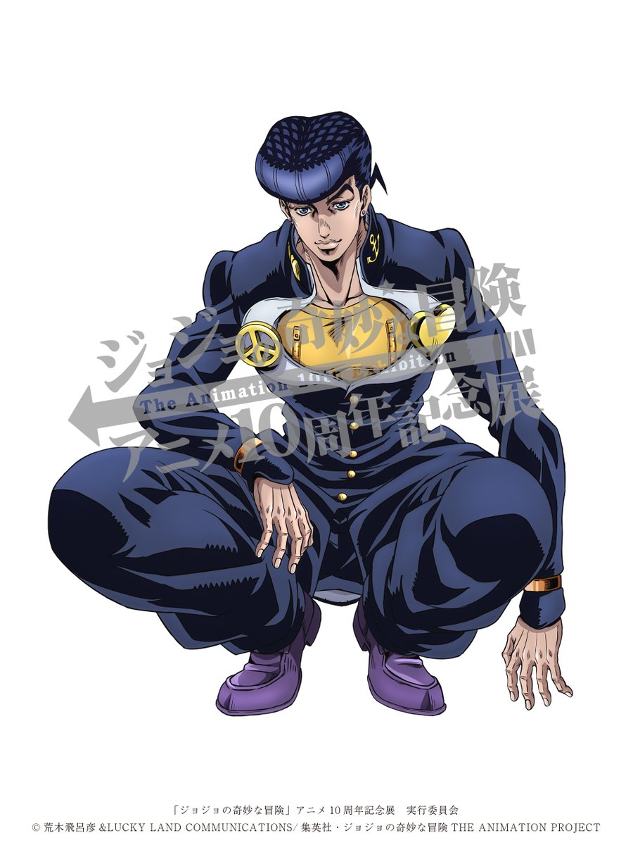 ジョジョの奇妙な冒険アニメ10周年記念展名古屋 キャンバスボード AB