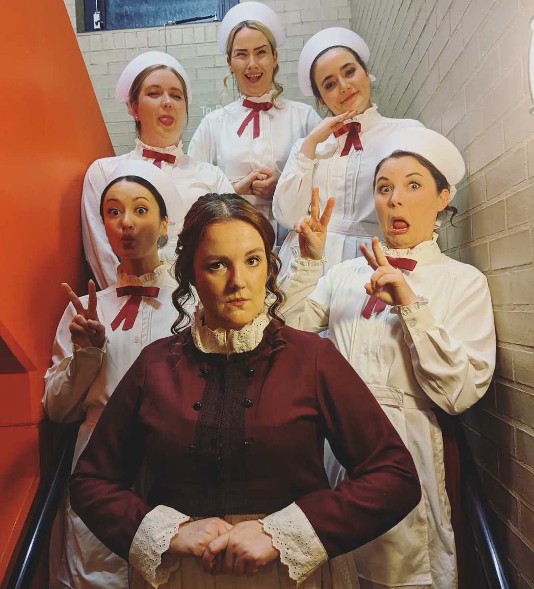 When <a href="/HollieBangham/">Hollie-anne Bangham</a> is the boss... Excited to get this show on the road with this gorgeous group of gals 🔥 <a href="/ETOpera/">English Touring Opera</a>