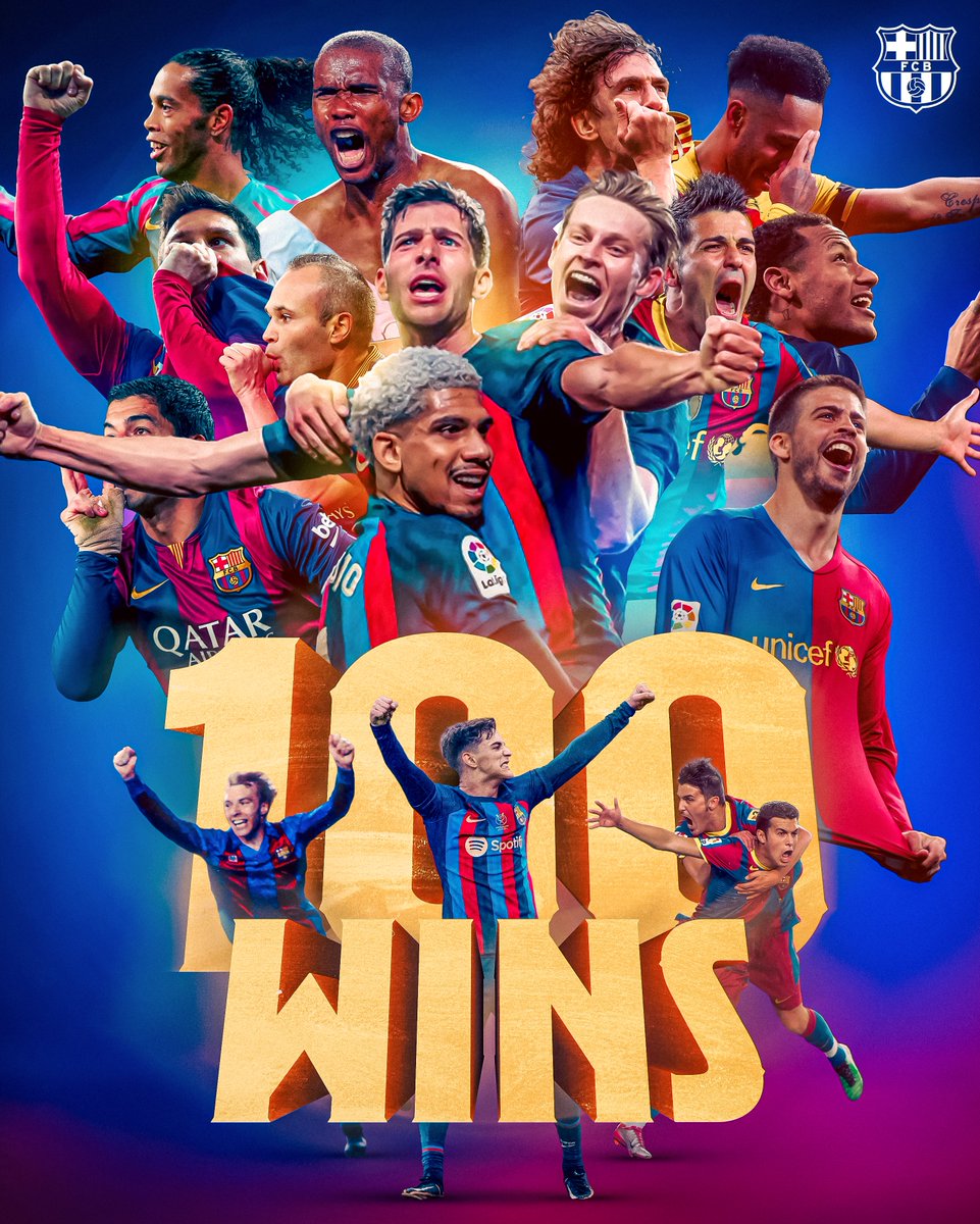 Celebrating our 100th all-time #ElClásico win!