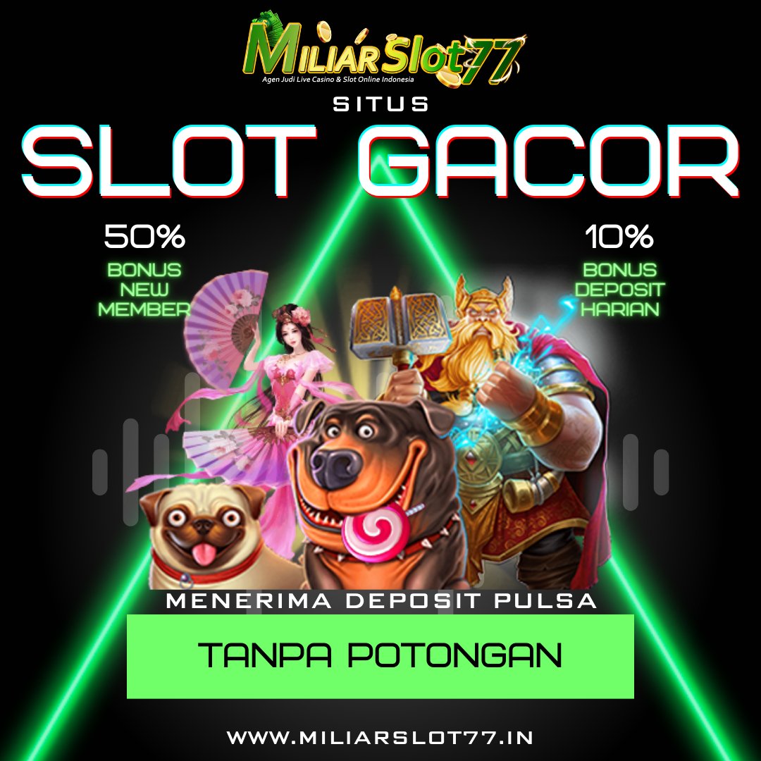 PinkkaNeka77's tweet photo. Nihh coba situs rekomendasi aman terpercaya
⚡️BONUS NEW MEMBER SLOT 100% !!🔥
⚡️GANDAKAN DEPOSITMU HANYA DI MILIARSLOT77!!🔥

➡️Link Daftar Wajib : https://t.co/VJsjzXbQs3

💥DEPO 50.000K + BONUS 50.000K   💥
💥DEPO 100.000K + BONUS 100.000K 💥 https://t.co/iG0Syl7VUM