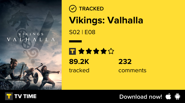 Head_Back_xx's tweet photo. I've just watched episode S02 | E08 of Vikings: Valhalla! https://t.co/2WFEI3qOOG #tvtime https://t.co/0ngIP3GBr3