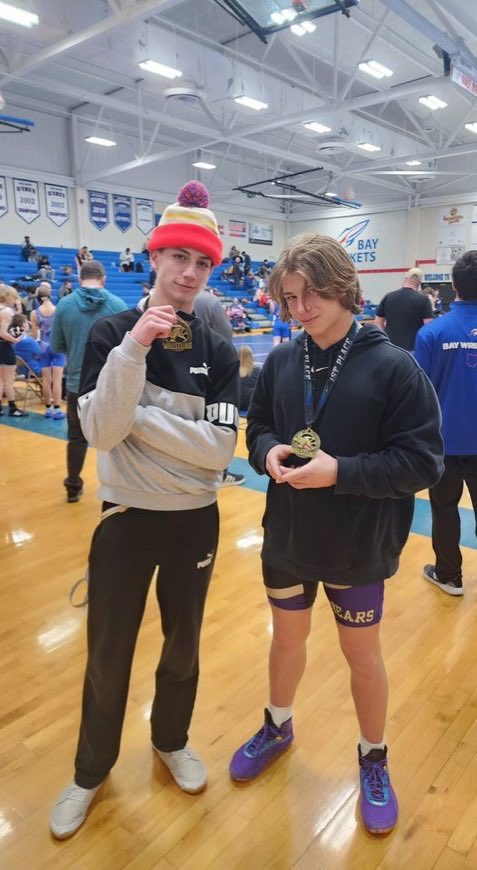 Joey Calarco and Mannix Wasco apparently didn’t get enough wrestling during the season. One weekend after the state tournament these two go to an open tournament and take 1st.