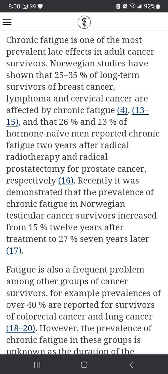 NUCLEARnicole's tweet photo. Why isn't post-cancer chronic fatigue taken seriously? It doesn't even exist to many doctors, and those who see it firsthand still blame it on anxiety and depression. We deserve better. We deserve real research. @ThanksCancer https://t.co/v1fAGjCFK5