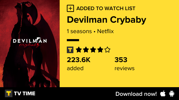 bIackparade__'s tweet photo. I've just started following Devilman Crybaby https://t.co/dQqkkvpu0s #tvtime https://t.co/LBuYu6ZRHw
