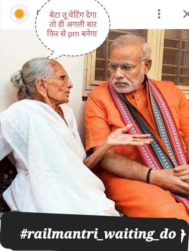 chandra54932347's tweet photo. #railmantri_waiting_do
@AshwiniVaishnaw @PMOIndia @RailMinIndia @RahulGandhi @AmitShah @NidhiTanejaa @newstakofficial @aajtak @ravishndtv @htTweets @news24tvchannel @narendramodi @hanumanbeniwal @KumariDiya 803 https://t.co/rrIDlvV6l3