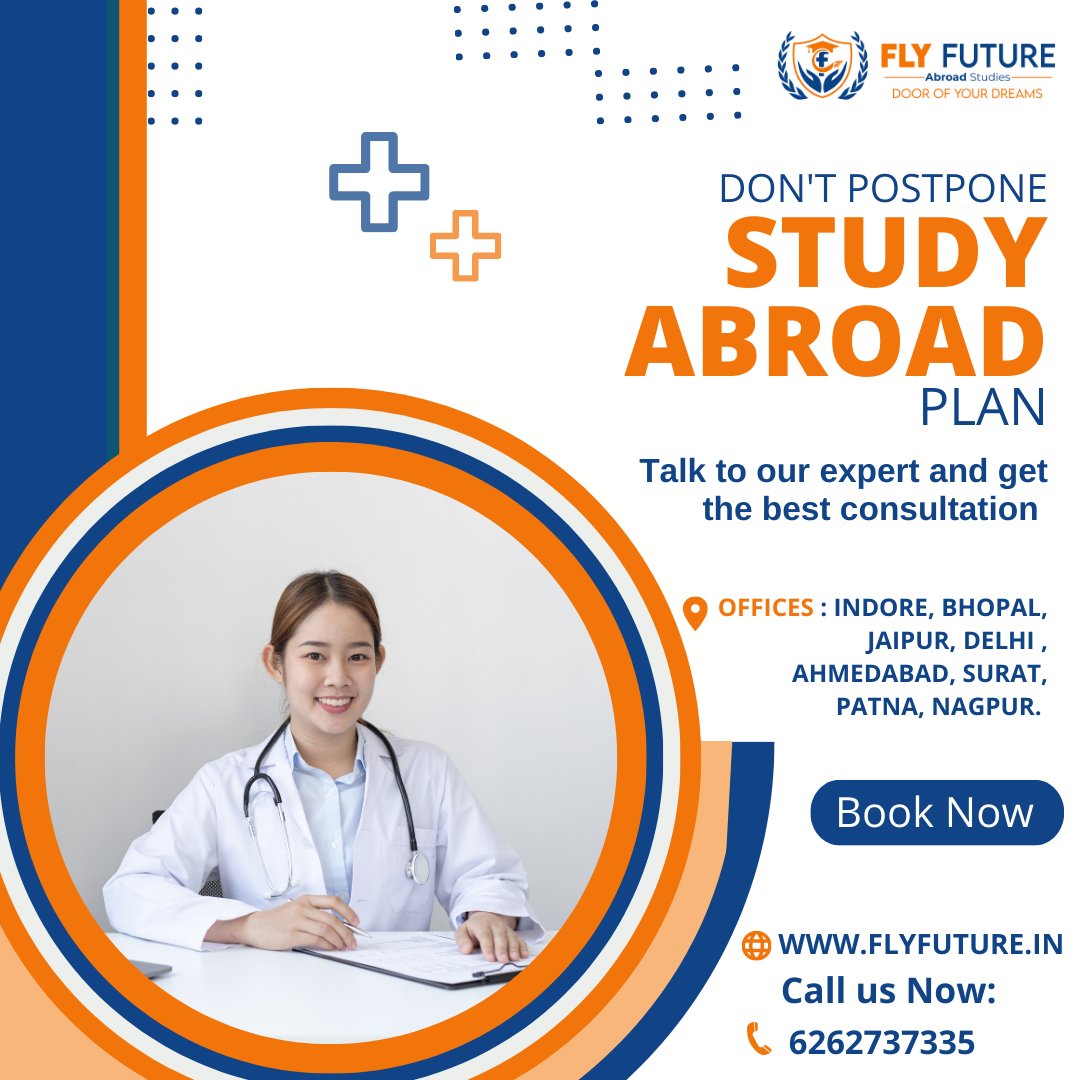 Fly Future Education is one of the top international education consultants in Central India.
#education #mbbs #studymbbsinabroad #educationboard #neetofficial #neetmedical #mbbsstudent #mbbsdoctor #dreemstudy #mbbsadmission #life #career #goals #future #consultants #neet2023