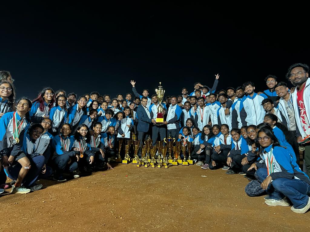 iiitdmjbp's tweet photo. IIITDM Jabalpur has won the championship trophy in the 5th Inter IIIT Sports Meet held at IIIT Kancheepuram. And it was the first championship trophy for a non-host institute.

Congratulations to all the students. https://t.co/LHhEnQ7QEC