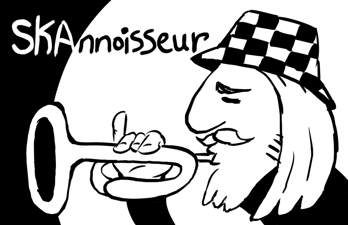 Jakekidding's tweet photo. New sticker design #ska https://t.co/RUcwq3KL28